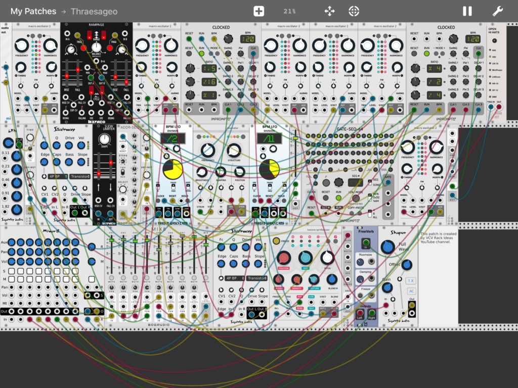 Rack on sale modular synth