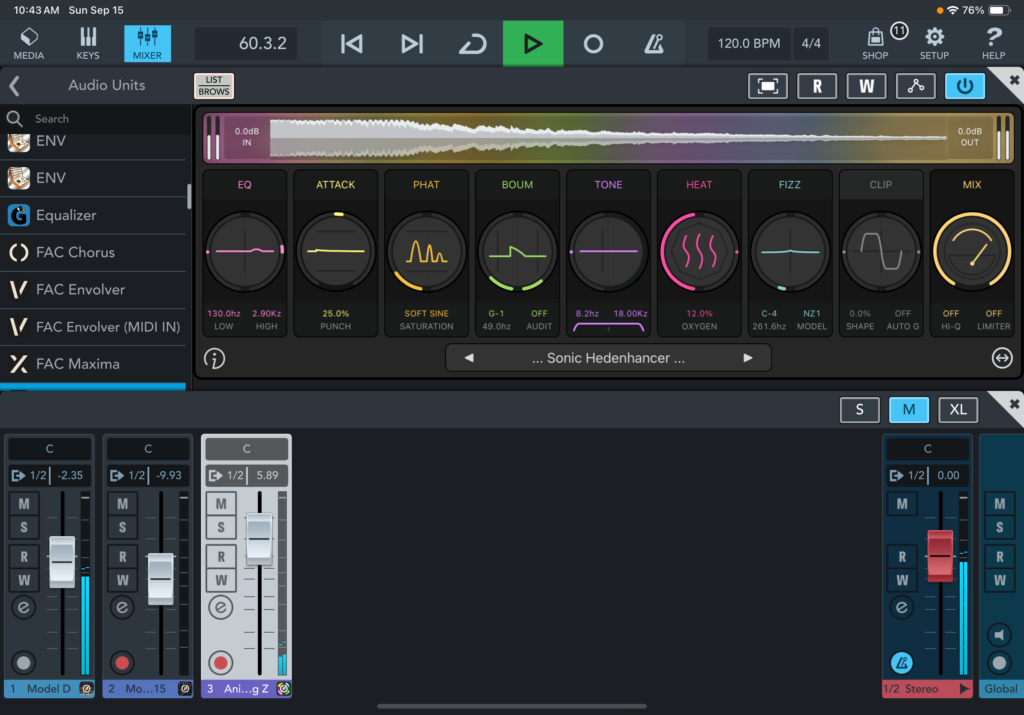 Using Punchlab in Cubasis