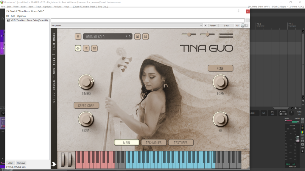 Tina Guo Storm Cello UI