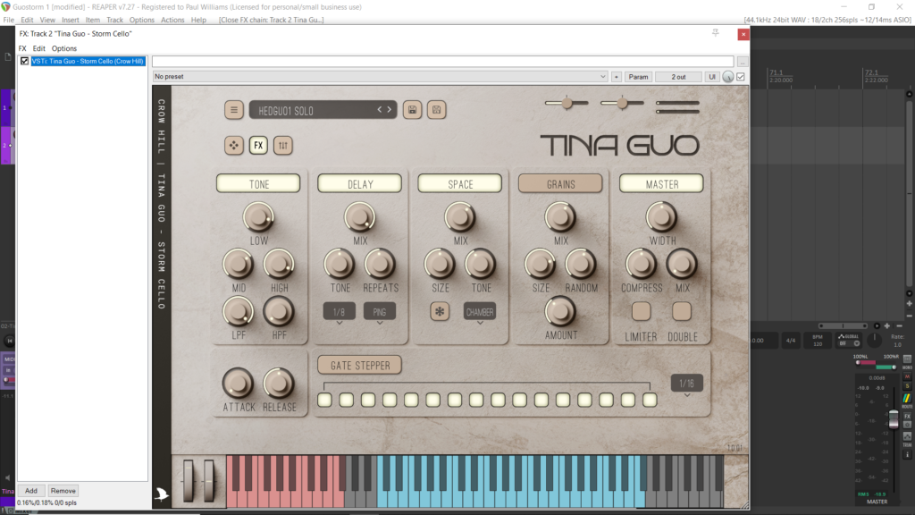 Tina Guo Storm Cello FX